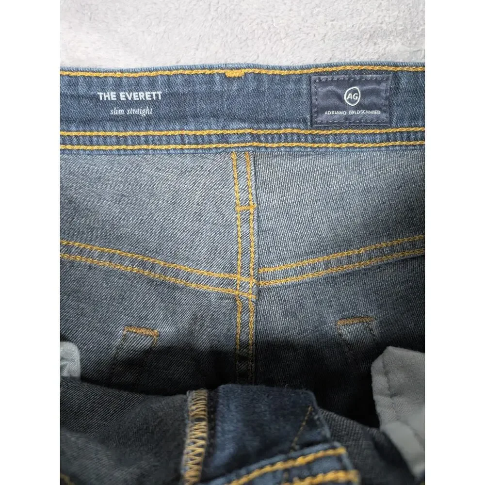 AG Adriano Goldschmied The Everett Slim Straight Jeans Mens 34x34 Classic Casual
